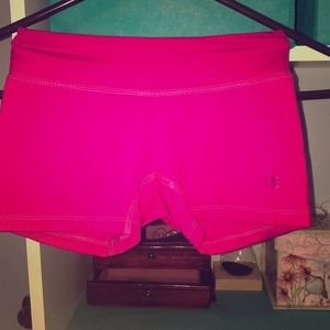 Pink gym/gymnastics shorts